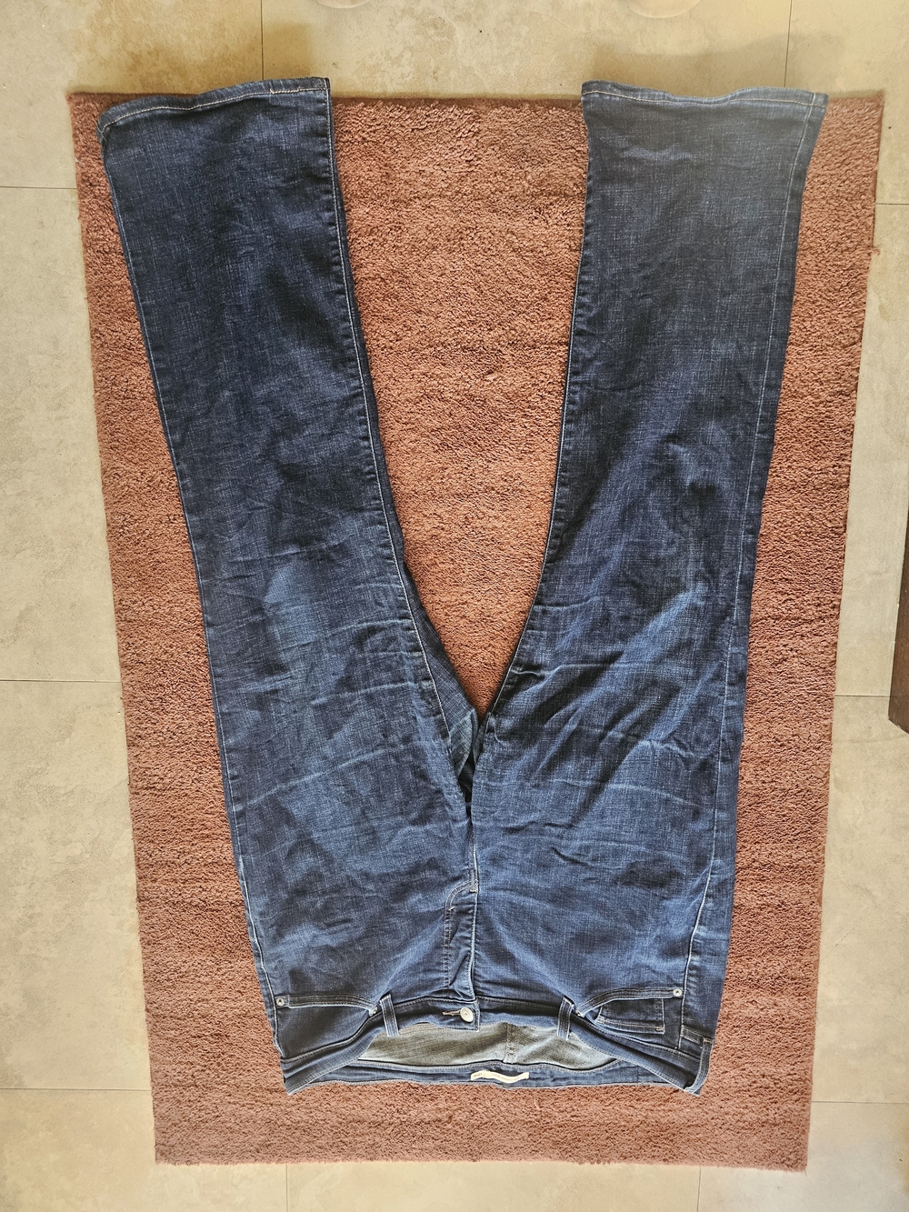 Levi's Dark Blue Flare Jeans - Wide Leg Style